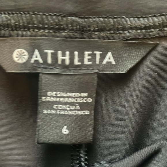 Athleta Wide Leg Track Pants Stretch Pull on Pants - Picture 2 of 6